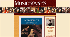 Desktop Screenshot of musicsources.org
