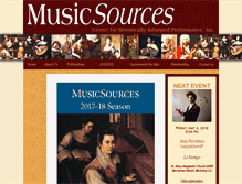 Tablet Screenshot of musicsources.org